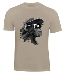 T-Shirt mit Affenmotiv - Cool Monkey mit Brille