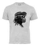 Cotton Prime T-Shirt mit Affenmotiv Cool Monkey Grau/Hellgrau/Dunkelgrau