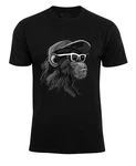 Cotton Prime T-Shirt mit Affenmotiv Cool Monkey Schwarz