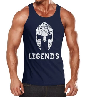 Neverless Tanktop Herren Tank Top Legends Sparta Spartaner Helm Neverless Tanktop Herren Tank Top Legends Sparta Spartaner Helm