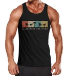 Neverless Tanktop Herren California Dreaming Summer Party Schwarz/Gelb/Gold/Braun/Rot/Dunkelrot