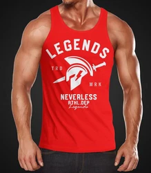 Neverless Tanktop Gladiator Sparta Gym Athletics Sport Fitness Rot