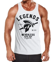 Tanktop Cooles Herren Tank-Top Gladiator Sparta Gym Athletics Sport Fitness mit Print