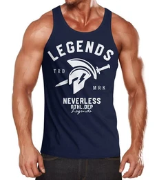 Tanktop Cooles Herren Tank-Top Gladiator Sparta Gym Athletics Sport Fitness mit Print