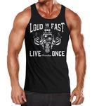 Neverless Tanktop Herren V8 Motor-Block Engine Hot Rod GT Schwarz/Braun/Rot/Grün