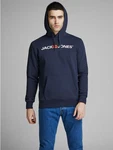 JACK & JONES Herren Hoodie Logo JJECORP Old Sweat Hood NOOS (12137054) Navy (3477) JACK & JONES Herren Hoodie Logo JJECORP Old Sweat Hood NOOS (12137054) Navy (3477)