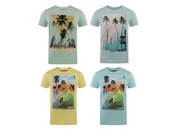 riverso T-Shirt Herren RIVLukas Regular Fit Mischfarben/Türkis/Blau/Beige/Hellgrün/Gelb/Grün