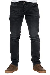 Reslad Jeans-Herren Slim Fit Basic Style Stretch-Denim Jeans-Hose RS-2063 