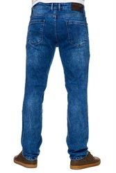 Reslad Jeans-Herren Slim Fit Basic Style Stretch-Denim Jeans-Hose RS-2063 Blau/Dunkelblau/Hellblau