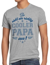 T-Shirt Cooler Papa Fun Spruch Vatertag Dad Vater Geburtstag Sohn Tochter