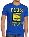 style3 T-Shirt Flux Kompensator Future Gamer Beige/Hellblau/Blau/Gelb