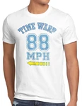 style3 T-Shirt Time Warp (88mph) Weiß/Creme