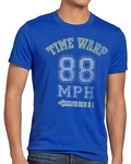 style3 T-Shirt Time Warp (88mph) Blau/Hellblau/Grün