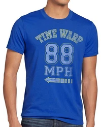 style3 T-Shirt Time Warp (88mph) Blau/Hellblau/Grün