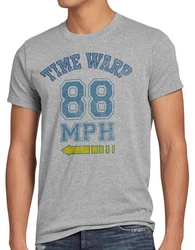 style3 T-Shirt Time Warp (88mph) Grün/Lila/Grau