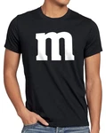 style3 T-Shirt Rot/Braun/Mintgrün