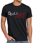 style3 T-Shirt Devils Nest Jungen Kostüm Cosplay Alchemist Anime Fullmetal Rot/Schwarz/Beige