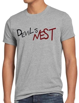style3 T-Shirt Devils Nest Jungen Kostüm Cosplay Alchemist Anime Fullmetal Grau/Beige
