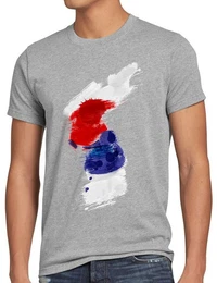 T-Shirt Flagge Korea Fuball Sport Hangug WM EM Fahne