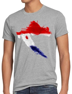 style3 T-Shirt Flagge Kroatien