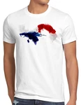 style3 T-Shirt Flagge Panama Fußball Sport Kanal WM EM Fahne Weiß/Rosa/Silber/Creme/Dunkelblau