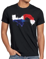 style3 T-Shirt Flagge Panama Fußball Sport Kanal WM EM Fahne Dunkelblau/Schwarz/Grau/Mischfarben/Silber