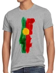 style3 T-Shirt Flagge Portugal Fußball Sport WM EM Fahne Gelb/Mischfarben/Rosa/Hellgrau/Rot/Grau/Grün