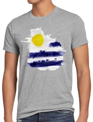 style3 T-Shirt Grau/Dunkelgrau/Orange/Hellgrau