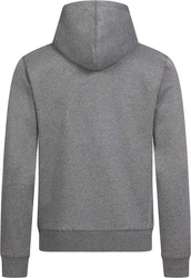 Basisstoff Kapuzenpullover Hudie Herren Pullover Hoody Hoodie Sweatshirt Hellgrau/Dunkelgrau/Grau