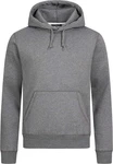 Basisstoff Kapuzenpullover Hudie Herren Pullover Hoody Hoodie Sweatshirt Hellgrau/Dunkelgrau/Grau