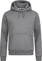 Basisstoff Kapuzenpullover Hudie Herren Pullover Hoody Hoodie Sweatshirt Hellgrau/Dunkelgrau/Grau