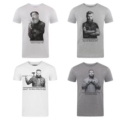 riverso T-Shirt Herren RIVHarald Regular Fit Kurzarm Grau/Lila