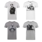 riverso T-Shirt Herren RIVHarald Regular Fit Kurzarm Grau/Lila/Weiß