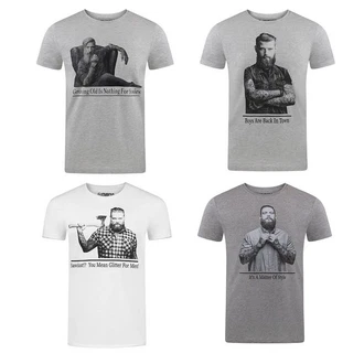 riverso T-Shirt Herren RIVHarald Regular Fit Kurzarm Grau/Lila/Hellgrau riverso T-Shirt Herren RIVHarald Regular Fit Kurzarm Grau/Lila/Hellgrau
