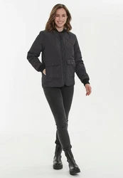 WEATHER REPORT Steppjacke Eilish Schwarz/Dunkelgrau