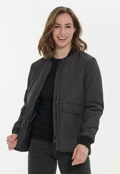 WEATHER REPORT Steppjacke Eilish Schwarz/Dunkelgrau