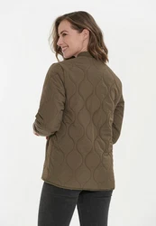 WEATHER REPORT Steppjacke Eilish Khaki/Dunkelgrün/Braun