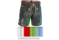 PAULGOS Trachtenhose Herren Lederhose mit Trägern (HK3) HK3