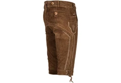 PAULGOS Trachtenhose Herren Lederhose Kniebund Braun/Dunkelbraun/Beige/Khaki