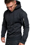 REPUBLIX Kapuzenpullover AIDEN Dunkelgrau/Dunkelblau/Grau