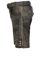 Krüger Trachtenlederhose Trachtenlook Helios Arijus Herren Schwarz/Khaki/Braun/Dunkelbraun/Grau
