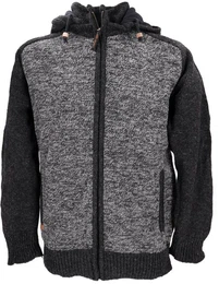 Strickjacke Kuschelige geftterteStrickjacke, Wolljacke,.. alternative Bekleidung