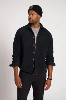 STHUGE Fleecejacke Hemd Overshirt Langarm Modern Fit STHUGE Fleecejacke Hemd Overshirt Langarm Modern Fit