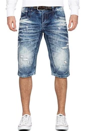 Jeansshorts Herren Kurze Hose 20CB13-BANS Blau W29