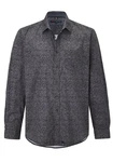 Paddock's Langarmhemd Regular-Fit Grau/Dunkelgrau/Dunkelblau/Blau