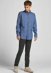JACK & JONES Hose 'Marco Connor' anthrazit
