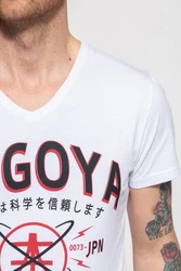 Akito Tanaka T-Shirt City Code Braun/Dunkelblau/Dunkelrot