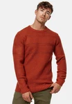 Indicode Strickpullover Mirek Orange/Braun/Rot