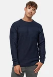 Indicode Strickpullover Mirek Dunkelblau/Blau