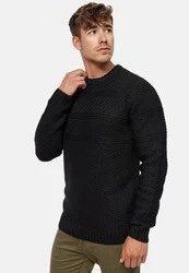 Indicode Strickpullover Mirek Schwarz